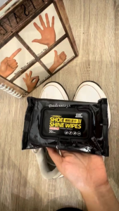 ASPS3026 Tissue Shoe Shine Wipes / Tisu Pembersih Sepatu Isi 80 Lembar
