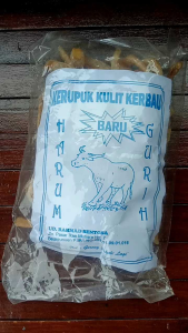 KERUPUK KULIT KERBAU SETENGAH MATANG#