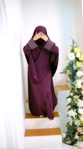 KINAN SET HIJAB//FRENCH KHIMAR//GAMIS PREMIUM//SYARI BY ZR COLECTION
