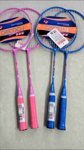 Bộ vợt cầu lông Decoo căng dây 7.5kg hình con gấu dễ thương dành cho trẻ em - Mã WS 216 - Minx Sport