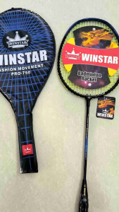 Vợt cầu lông đơn Winstar 750 Pro căng dây sẵn 9kg đi kèm bao vợt - Minx Sport