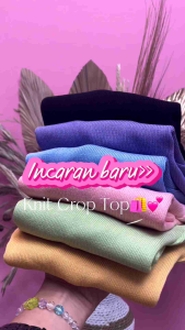 KOKO - Kaos Lengan Pendek Kerah Persegi Korea Style 2024