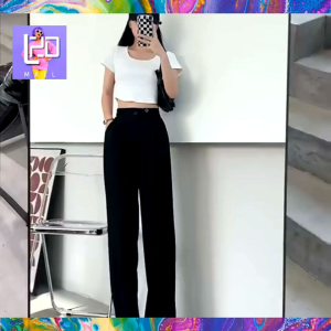 Korean High Waist Casual Pants Viral