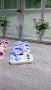 Casing Vivo 1820 1929 Softcase 3D Motif Cookies and Lucky Star Vivo Y91C Y1s