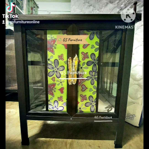 GS Furniture ตู้กับข้าว กับ 3 ประเภทของล้อม 60x32x76 ซม. ชั้นวางของ ได้รับการเสริมจาก นักเครื่องดื่ม ผู้ชาย และ ครัว กว้าง 60 ลึก 32 สูง 76 ซม