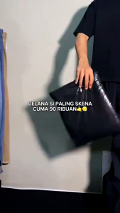 Celana Panjang Pria Korean Style Model Gombrong Simple Polos