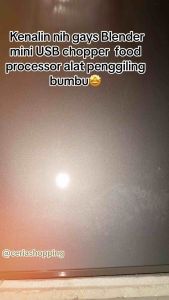 Mini Chopper Blender Food Processor USB Portable Alat Penggiling Bumbu