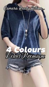 Kaos Velvet Basic Oversize Grosir: Pilihan Tepat untuk Pakaian Sehari-hari