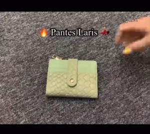 MARIONE - ROMULUS Dompet Anyam Lipat Kartu Dompet Koin Wanita bahan Kulit Tikar Best Seller