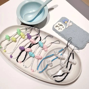 Gantungan hp awan banyak warna | Phone strap ala korea | Gantungan handphone phone charm