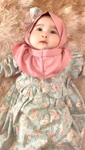 Gamis Bayi Perempuan Newborn - 12 Bulan