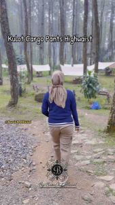 Celana Kulot Cargo Pants Highwaist: Desain Stylish & Nyaman