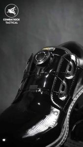 Sepatu pdh tali putar pria combatkicks-gentle