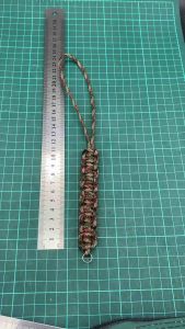 Y007 พวงกุญแจเชือกถักparacord4mm. ใช้เกี่ยวอุปกรณ์สิ่งของต่างๆ ความยาวประมาณ20cm.และ25cm.