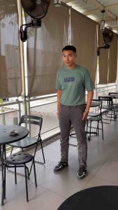 Celana Panjang Pria Legosh Slimfit Kantong Paspol Kanvas Sulfur