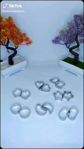 Cetakan kue kering bentuk bulan sabit / Cookies cutter / Ring karakter motif sabit / Cetakan kue nastar putri salju Stainless
