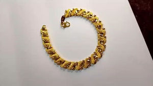 Gelang Titanium Viral Motif Terbaru Emas E750