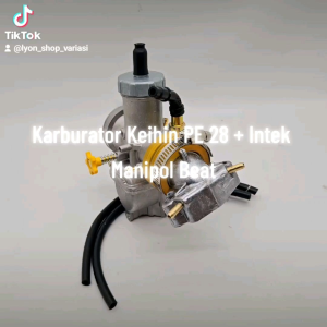Paket Murah Intek Intake Manipol Beat Plus Karburator PE 28