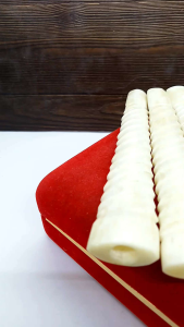 once pipa tulang kerbau motif ulir spesial