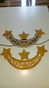 bordir mahkota bukan bintang