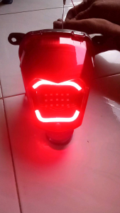 Stoplam Non Running Genio Warna Merah - Bisa Request Warna