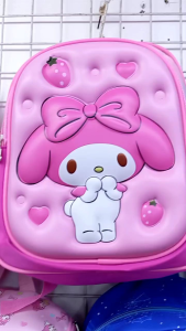 KuromiMy Melody Cinamoroll 12 inches Cute Backpack Bagdouble Compartment Bag for Girls