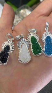 Mặt dây chuyền Phật Bà Quan bạc s925 bình an may mắn vĩnh viễn bảo hành cho bé