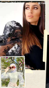 TM 3331 Blouse Lace puff top import