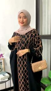 Gamis Kaftan Rayon Mewah Import 2023 Jumbo Premium Motif Arafah Ld 180 Cm
