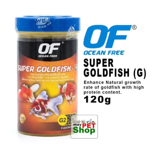 OF Ocean-Free Super Goldfish G2 Pellet - High Protein Floating Fish Food for Healthy Growth & Color Enhancement