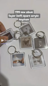 Fanmade Coldplay Acrylic Square Album Cover Art Keychains Minimalist collectible merch