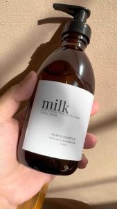Mary Elizabeth R Milk Goats Milk + Lactic Acid Facial Wash AHA Cleanser for Dewy Skin Reduces Dark Spots & Fine Lines