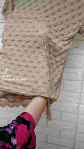 เสื้อให้นม รุ่นใหม่แถมตัวในผ้าลูกไม้ย่นเกาหลี 2ชิ้น ตัวใน มีส่วนผสม