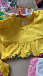 (9-20kg) bộ thun coton babydoll ngắn bé gái thun đẹp mềm mịn thoáng mát siêu cưng (MSP 949)