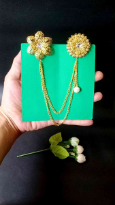 Bros Kebaya Double Rantai | Bros Kebaya JangganJas dan Pin Clips