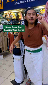 Tali pinggang haji dan umrah kanak kanak getah penuh
