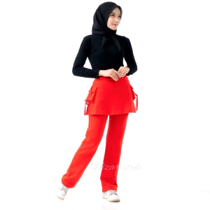 Celana Senam Rok Kargo | Celana Olahraga Wanita | Celana Senam Wanita Kargo Panjang
