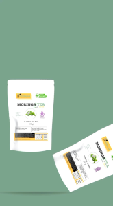 teh celup herbal kelor dan daun stevia DHERBALAN