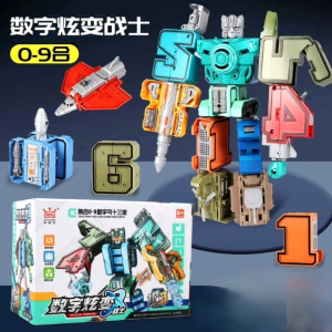 Numbers transforming robot /Digital(0-9)deformation robot/robot toys/transformer number robot/robot toys kanak kanak/numbers  robot