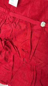 Chân Váy Nữ Dáng Bí Nơ Chất Vải Nhung Tăm Form Nhỏ Size S Có Lót Quần