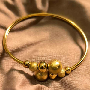 Gelang Titanium Boba Lentur Warana Silver