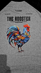 KAOS RAGLAN PRIA WARNA SABLON ROOSTER | KAOS RAGLAN PRIA LENGAN 3/4 ATASAN PRIA / KAOS MURAH / KAOS DISTRO / KAOS SIMPLE / T-SHIRT PRIA