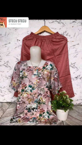 tokofreti Set Oneset Stelan Setelan Baju Celana Pendek Katun Denim