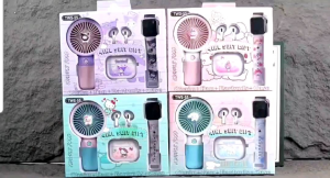 BuyMy.Stuff - Giftbox/Giftpack Set Kipas + Tws Bluetooth + Jam Karakter Led Sanrio Murah Bagus