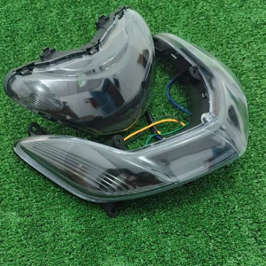 Reflektor Lampu Depan Mio Smile Set Reflektor Lampu Sen Sein Lampu Depan Mio Smile Costum Hitam Smoke