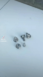 BAUT L STAINLESS STENLIS MOTIF SET RING PEMANIS FOOTSTEP FUSTEP BOSTEP POSTEB BELAKANG K15 CBR 650 150 FULL STAINLESS STENLIS 4 BIJI