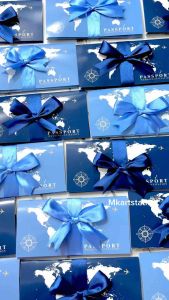 Passport Invitation/Birthday/Christening