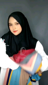 Hijab Bergo Instan Oval Jilbab Hamidah Daily Mat jersey