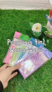 Penggaris Set Fancy / Penggaris 1Set Isi 4 / Penggaris Set Lucu Type F-1312