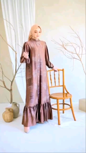 GAMIS WANITA MUSLIM DRESS WANITA ELOIS GAMIS SILK TERBARU 2023